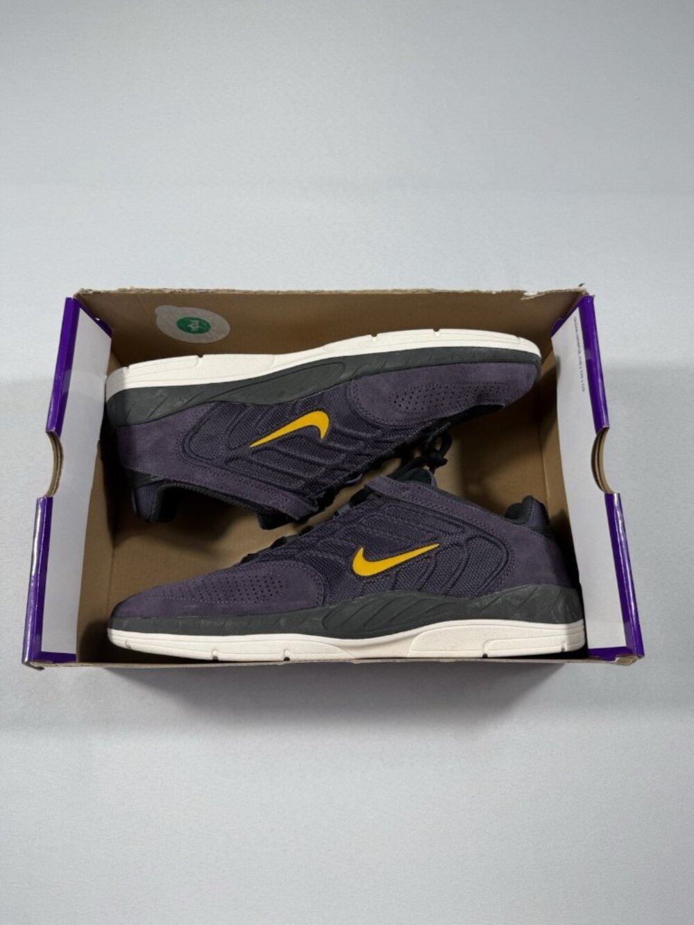 New Men’s Size 11 - Nike Vertebrae SB Dark Raisin University Gold FD4691 500
